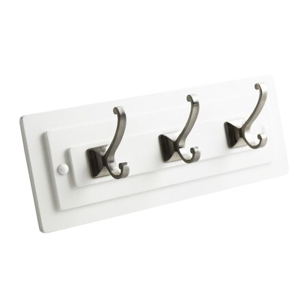 Hickory Hardware Coat Rack/Hook Rail 12 Inch Long S058025-WSN